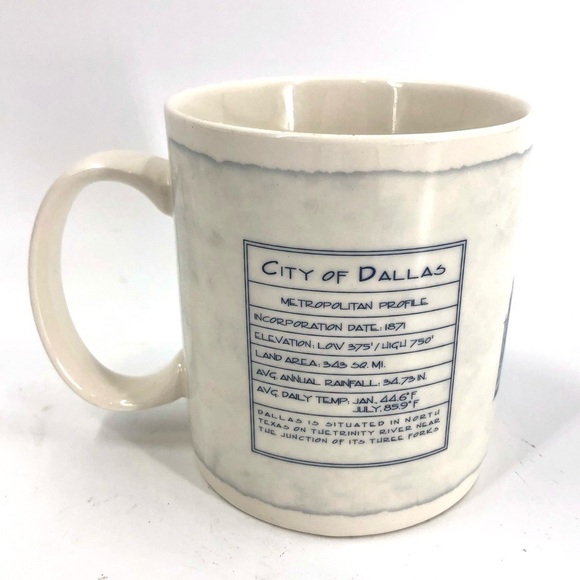 Starbucks City Mug Dallas The Big D Coffee Cup Texas Collectors 2006 - Picture 3 of 6